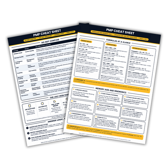 PMP Cheat Sheet